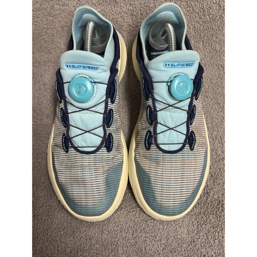 Under Armour SlipSpeed BOA Flow Running Shoes Men's 9 / Women's 10.5‎ Blue/Navy